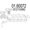MTS 01.60072 End Silencer